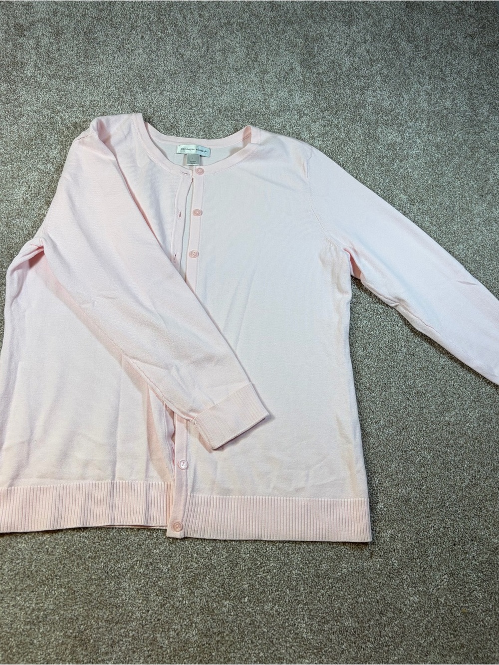 Light Pink Women’s Button Cardigan